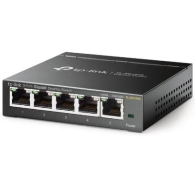 Switch TP-Link TL-SG105S 5 Puertos/ RJ-45 10/100/1000 | Switches