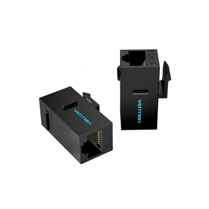 Adaptador Conector RJ45 IPGB0-5 Cat6 UTP/ RJ45 Hembra - RJ45 Hembra/ 5 uds/ Negro | RJ45/RJ11