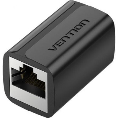 Adaptador Conector Vention RJ45 IPWB0 Cat.7 FTP/ RJ45 Hembra - RJ45 Hembra/ Negro | RJ45/RJ11