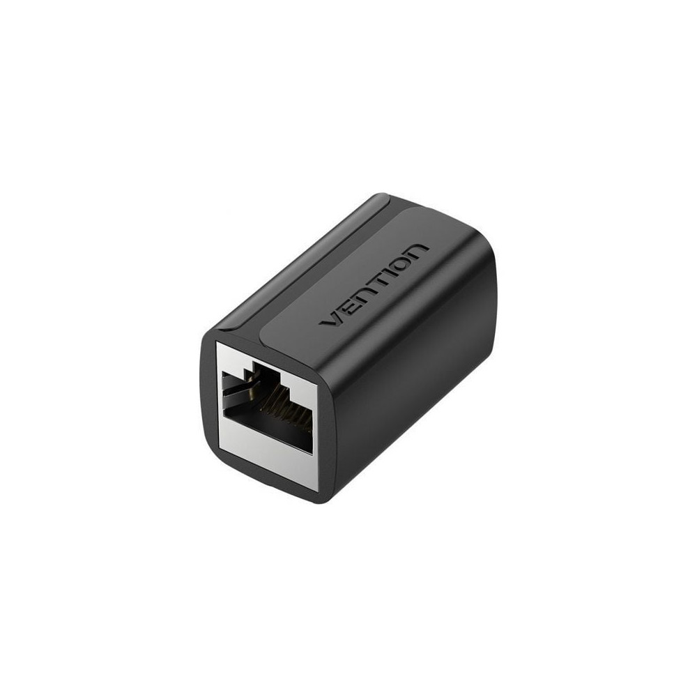 Adaptador Conector Vention RJ45 IPWB0 Cat.7 FTP/ RJ45 Hembra - RJ45 Hembra/ Negro | RJ45/RJ11