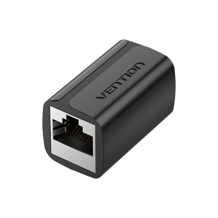 Adaptador Conector Vention RJ45 IPWB0 Cat.7 FTP/ RJ45 Hembra - RJ45 Hembra/ Negro | RJ45/RJ11
