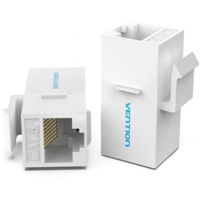 Adaptador Conector RJ45 VDD-B07-W Cat5 UTP/ RJ45 Hembra - RJ45 Hembra/ Blanco | RJ45/RJ11