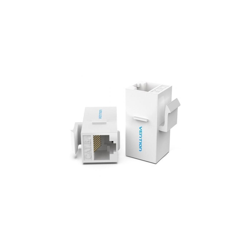 Adaptador Conector RJ45 VDD-B07-W Cat5 UTP/ RJ45 Hembra - RJ45 Hembra/ Blanco | RJ45/RJ11