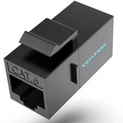 Conector RJ45 Vention IPGB0 Cat6 UTP/ Negro | RJ45/RJ11