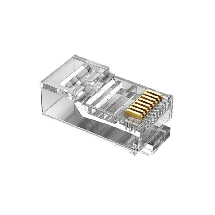Conector RJ45 Vention IDBR0-50/ Cat.5e/ 50 uds | RJ45/RJ11