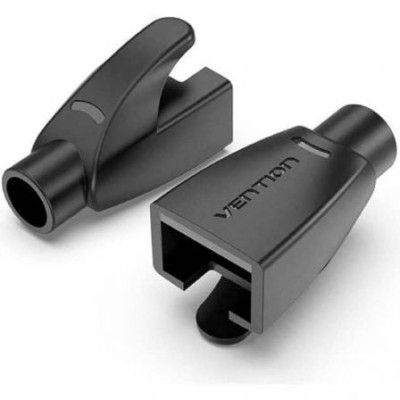 Funda Protectora RJ45 Vention IODB0-50/ 50 uds/ Negra | RJ45/RJ11
