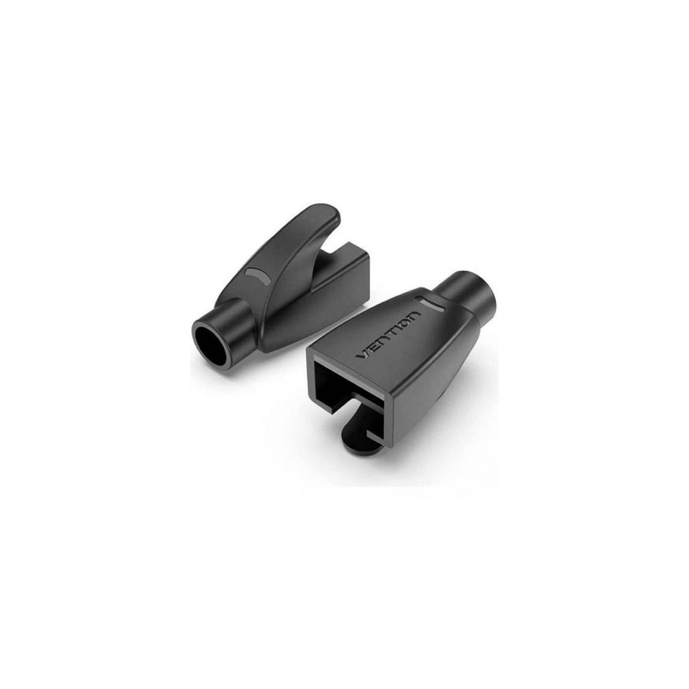 Funda Protectora RJ45 Vention IODB0-50/ 50 uds/ Negra | RJ45/RJ11