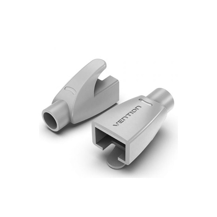 Funda Protectora RJ45 Vention IODH0-50/ 50 uds/ Gris | RJ45/RJ11
