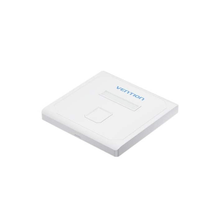 Placa de Pared Keystock Vention IFDW0/ 1 Puertos RJ45 | RJ45/RJ11