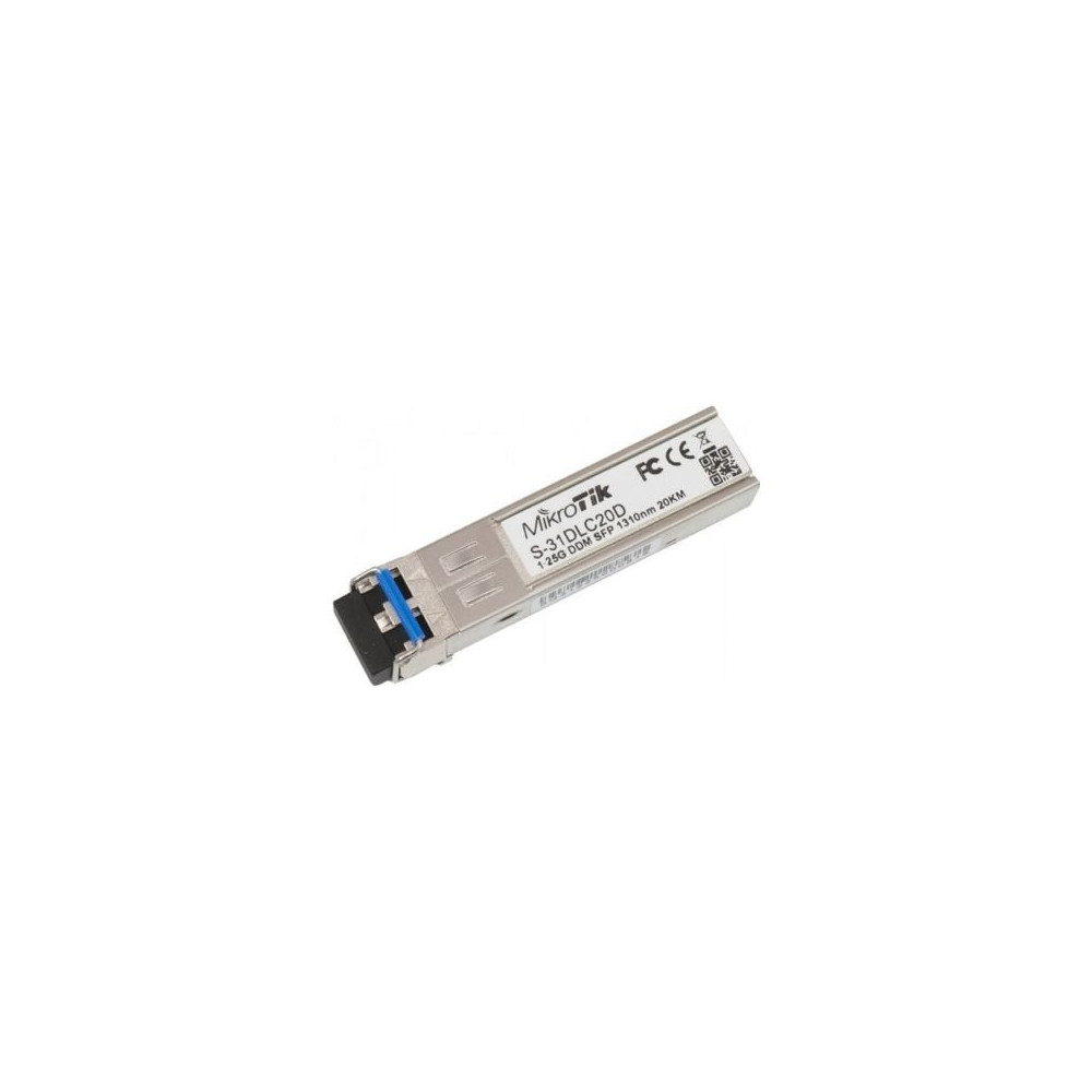 Modulo SFP Transceptor de Fibra Óptica Mikrotik S-31DLC20D | Mikrotik