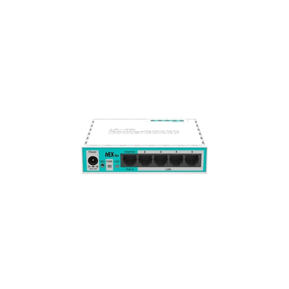 Router Mikrotik Hex Lite RB750R2 5 Puertos/ RJ45 10/100/ PoE | Mikrotik