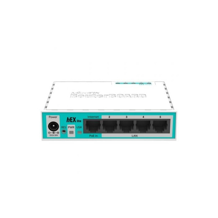 Router Mikrotik Hex Lite RB750R2 5 Puertos/ RJ45 10/100/ PoE | Mikrotik