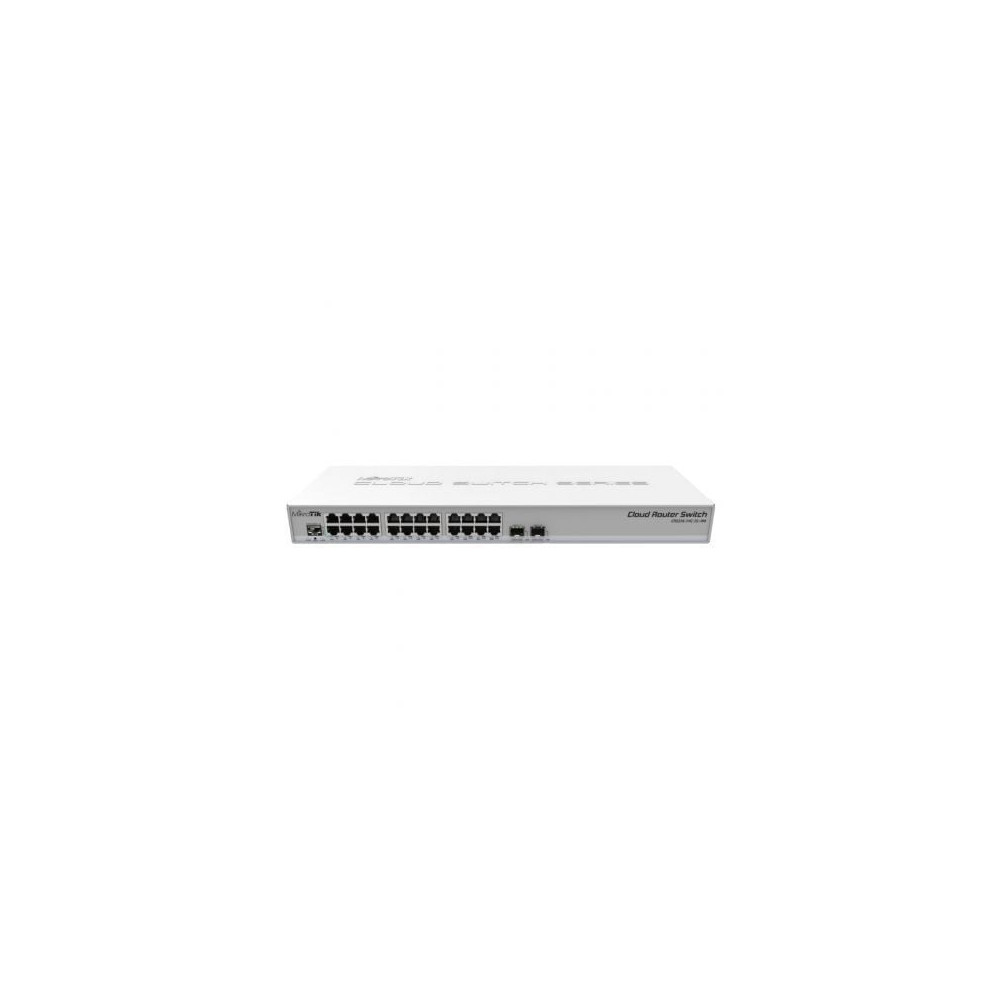 Switch Router Mikrotik CRS326-24G-2S+RM 26 Puertos/ RJ45 10/100/100/ SFP/ PoE | Mikrotik