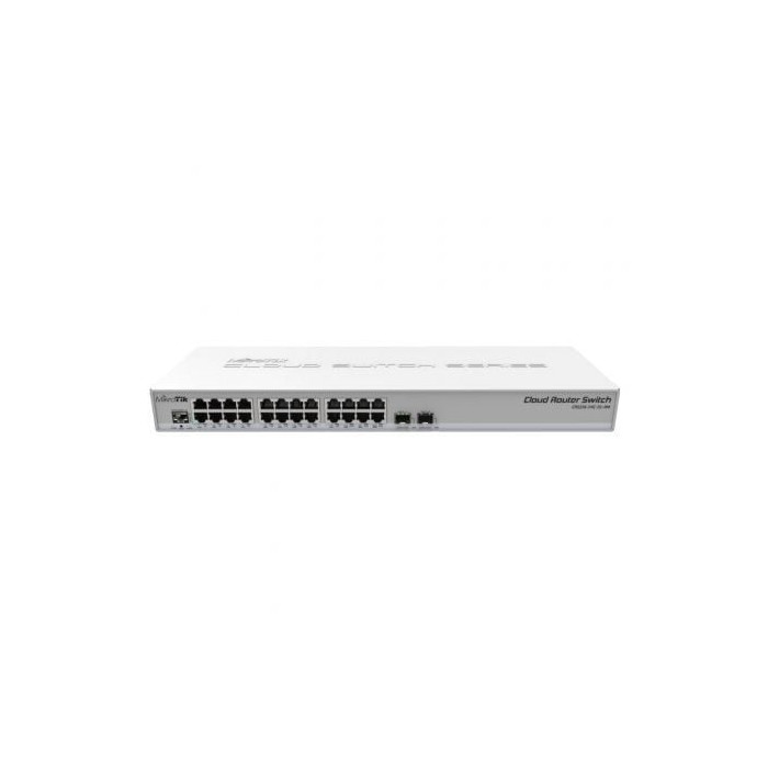 Switch Router Mikrotik CRS326-24G-2S+RM 26 Puertos/ RJ45 10/100/100/ SFP/ PoE | Mikrotik