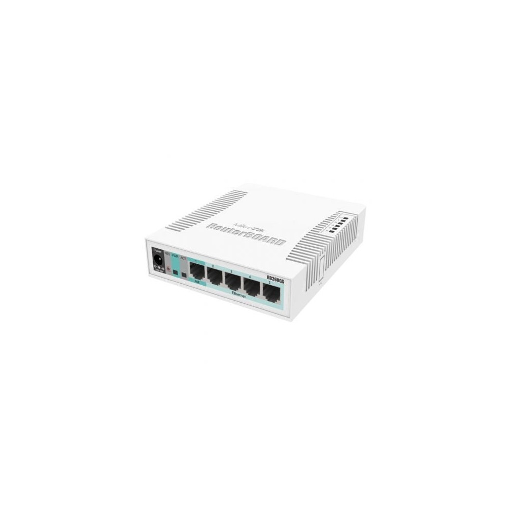 Switch Mikrotik CSS106-5G-1S 6 Puertos/ RJ45 10/100/1000/ SFP/ PoE | Mikrotik