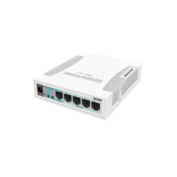 Switch Mikrotik CSS106-5G-1S 6 Puertos/ RJ45 10/100/1000/ SFP/ PoE | Mikrotik