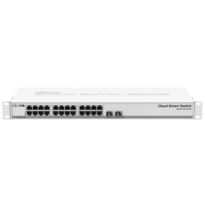 Switch Mikrotik CSS326-24G-2S+RM 26 Puertos/ RJ45 10/100/1000/ SFP/ PoE IN | Mikrotik