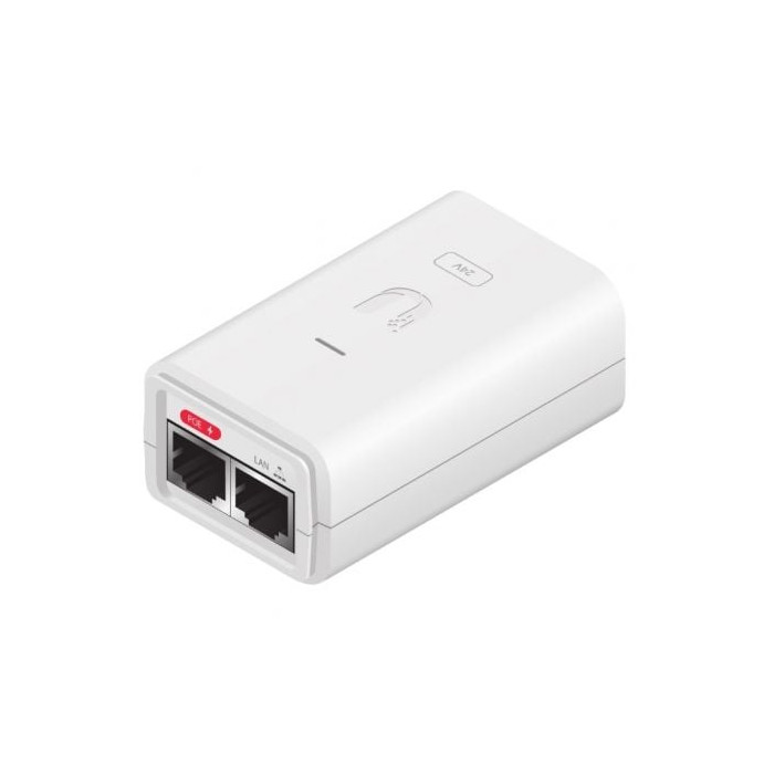 Alimentador PoE Ubiquiti POE-24-7W-G-WH Gigabyte | Ubiquiti