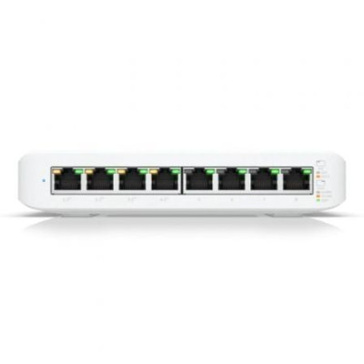 Switch Ubiquiti USW-LITE-8-POE/ 8 Puertos/ RJ45 10/100/1000 PoE | Ubiquiti
