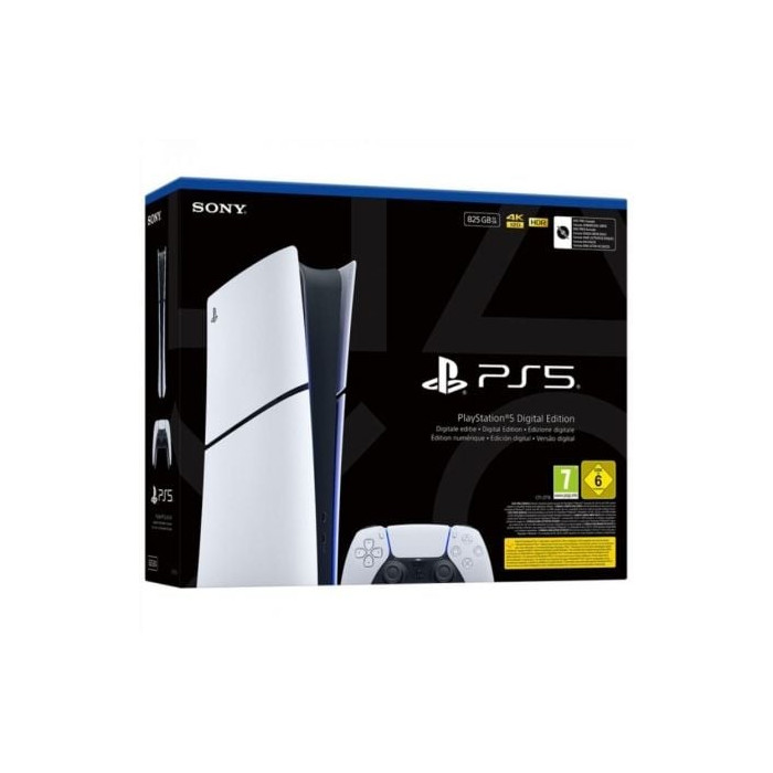 Consola Sony Playstation 5 - PS5 Slim Digital 825GB/ Incluye Mando Dual Sense/ Chassis E | PlayStation 5