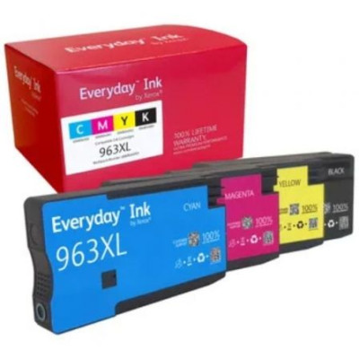 Cartucho de Tinta compatible Xerox 006R04993 compatible con HP 963XL MultiPack/ 1600 páginas/ Negro/ Cian/ Magenta/ Amarillo | H