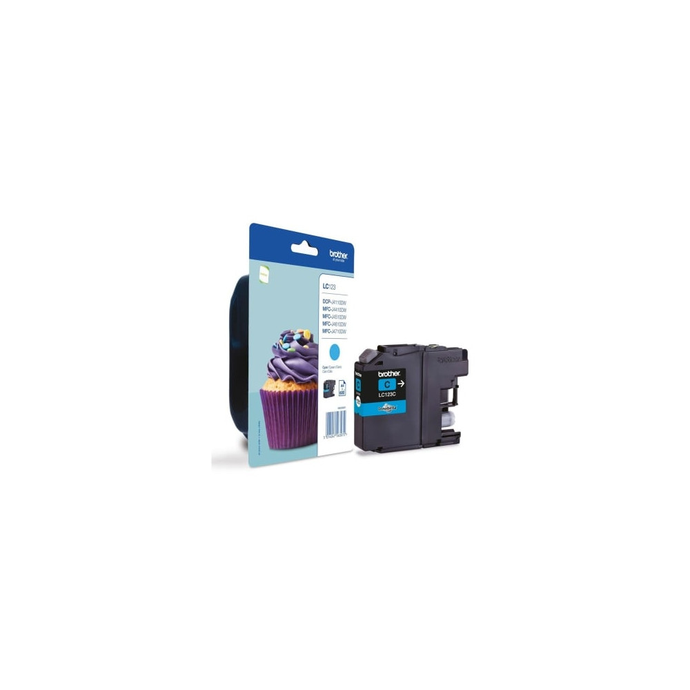 Cartucho de Tinta Original Brother LC-123C/ Cian | Brother