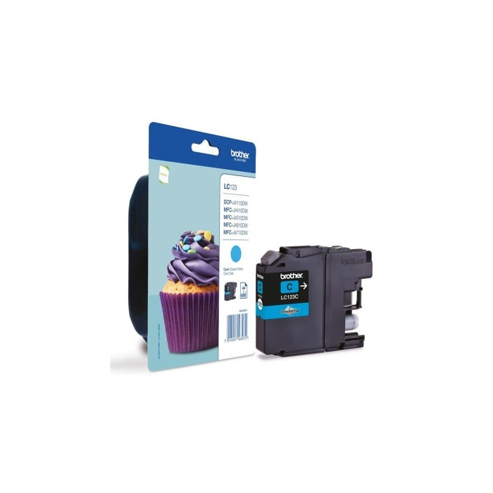 Cartucho de Tinta Original Brother LC-123C/ Cian | Brother