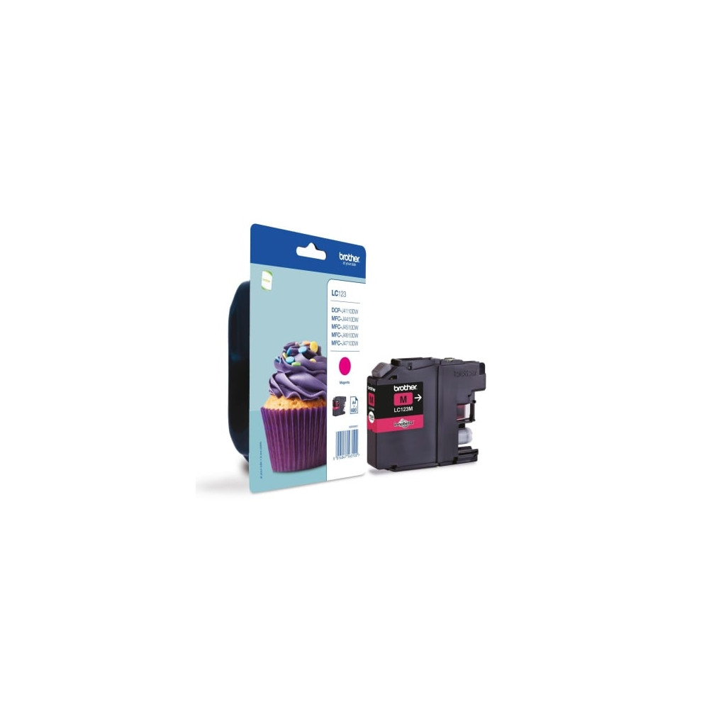 Cartucho de Tinta Original Brother LC-123M/ Magenta | Brother