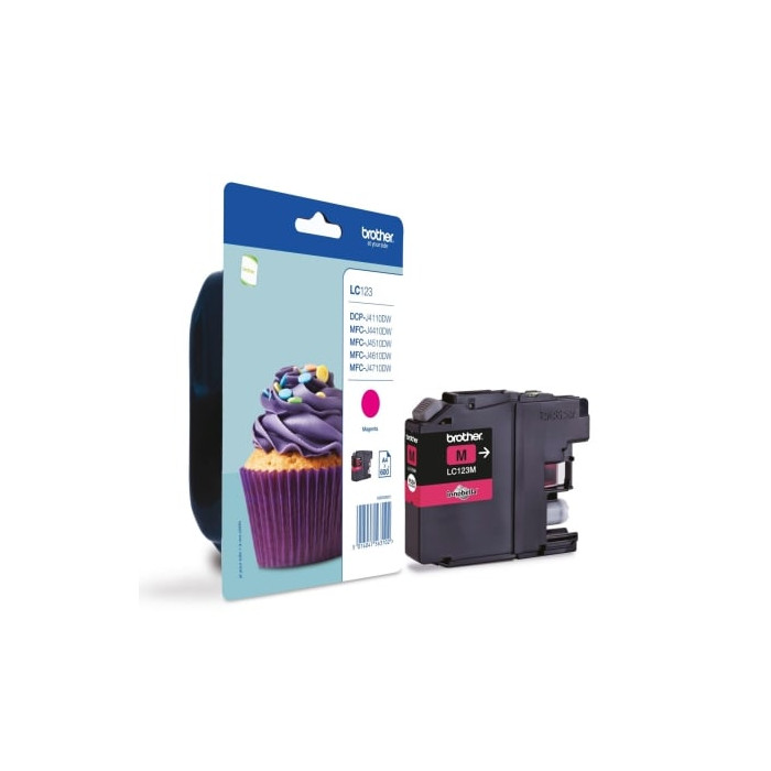 Cartucho de Tinta Original Brother LC-123M/ Magenta | Brother