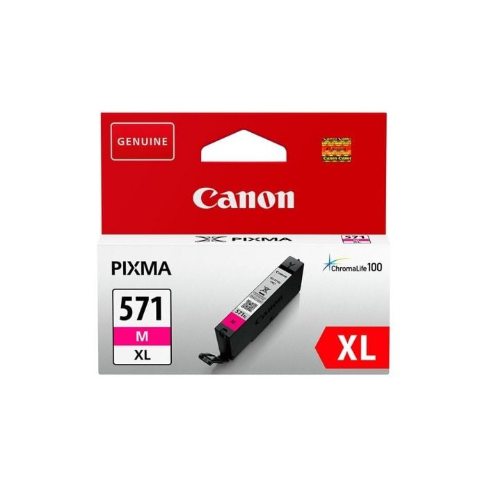 Cartucho de Tinta Original Canon CLI-571MXL Alta Capacidad/ Magenta | Canon