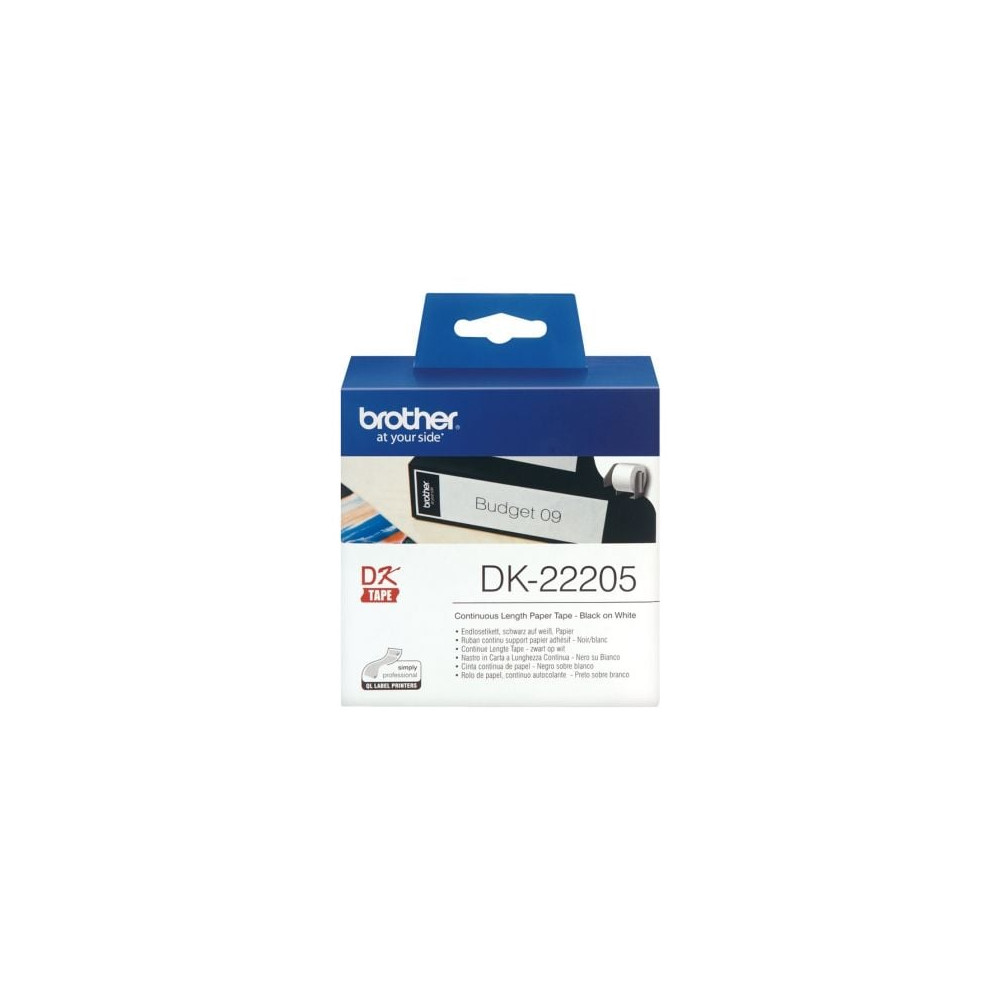Rollo de Papel Continuo Original Brother DK-22205 | Brother