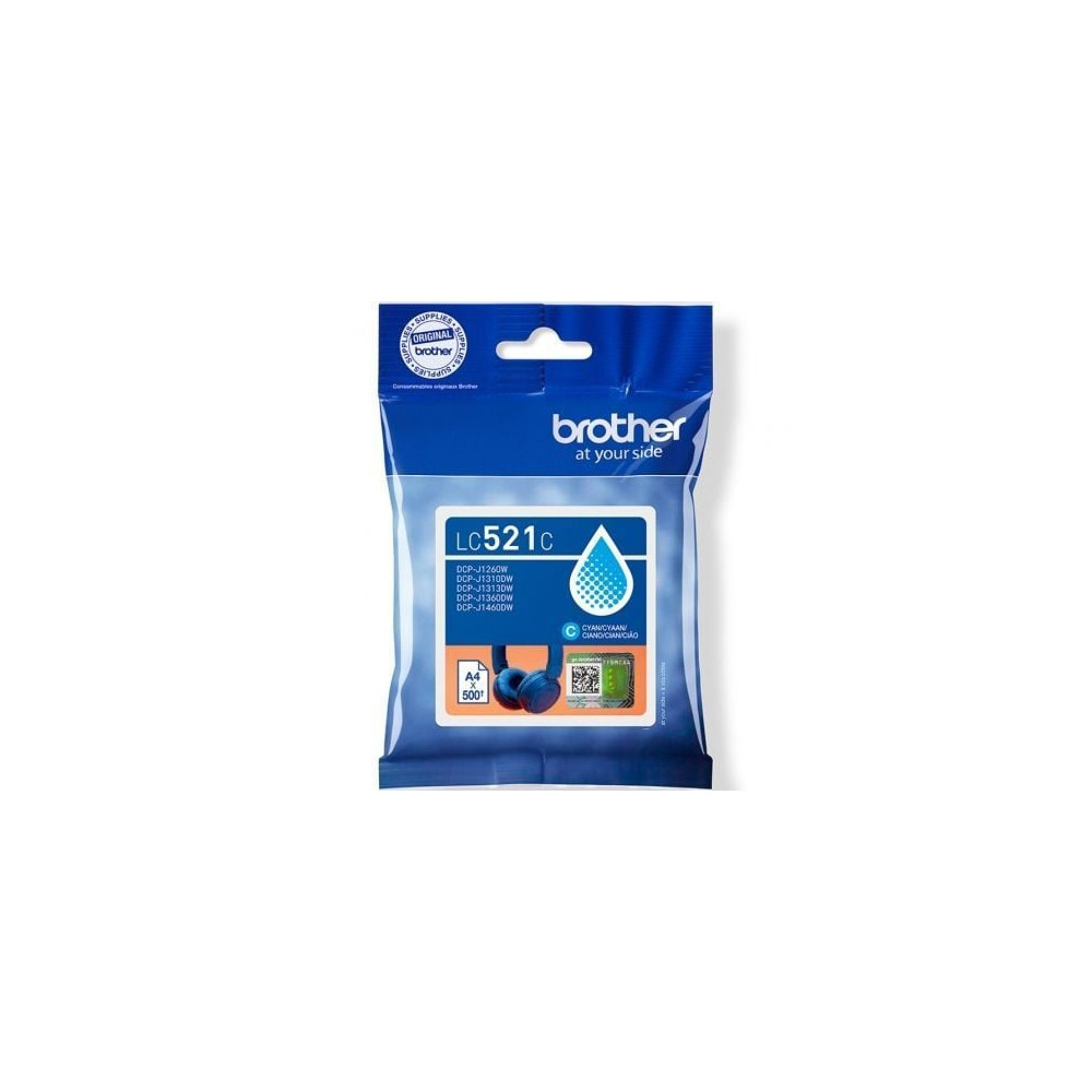 Cartucho de Tinta Original Brother LC521C/ Cian | Brother