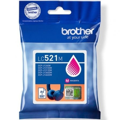 Cartucho de Tinta Original Brother LC521M/ Magenta | Brother