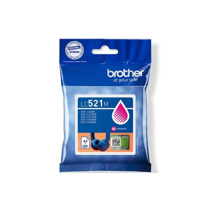Cartucho de Tinta Original Brother LC521M/ Magenta | Brother