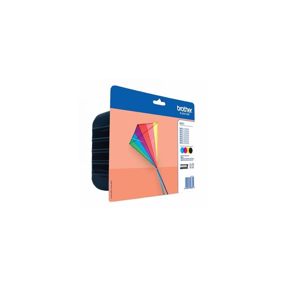 Cartucho de Tinta Original Brother LC-223VALBP Multipack/ Cian/ Magenta/ Amarillo/ Negro | Brother