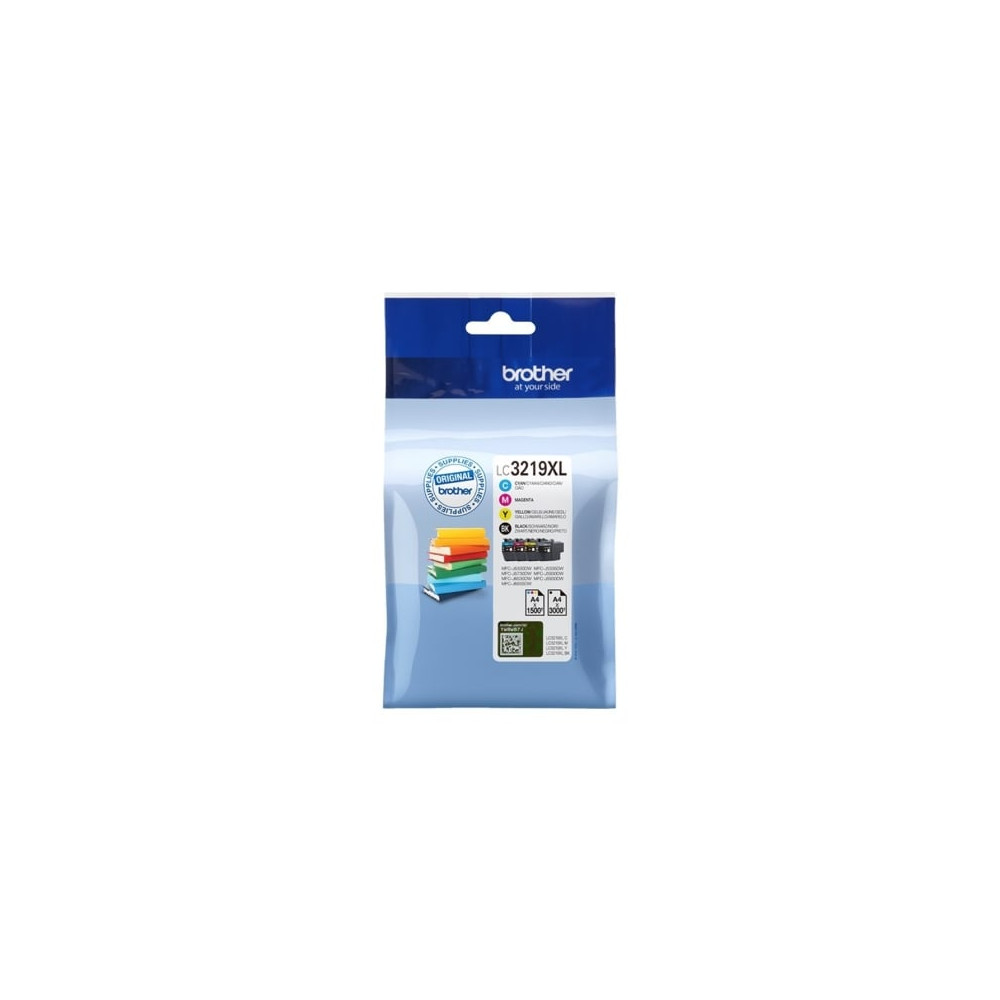 Cartucho de Tinta Original Brother LC-3219XL Alta Capacidad Multipack/ Cian/ Magenta/ Amarillo/ Negro | Brother