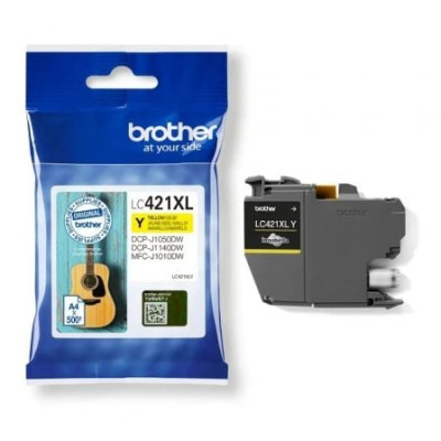 Cartucho de Tinta Original Brother LC421XL Alta Capacidad/ Amarillo | Brother
