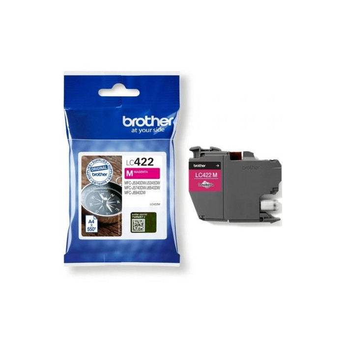 Cartucho de Tinta Original Brother LC-422/ Magenta | Brother