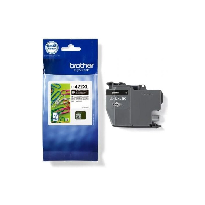 Cartucho de Tinta Original Brother LC-422 XL Alta Capacidad/ Negro | Brother