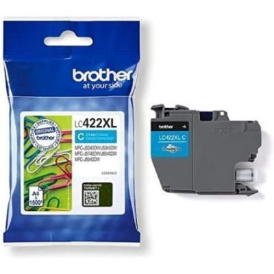 Cartucho de Tinta Original Brother LC-422 XL Alta Capacidad/ Cian | Brother