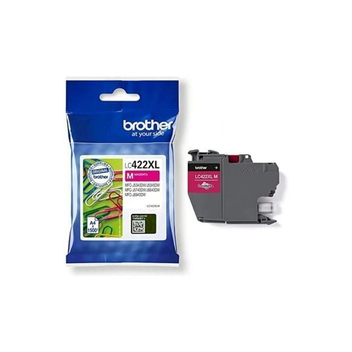 Cartucho de Tinta Original Brother LC-422 XL Alta Capacidad/ Magenta | Brother