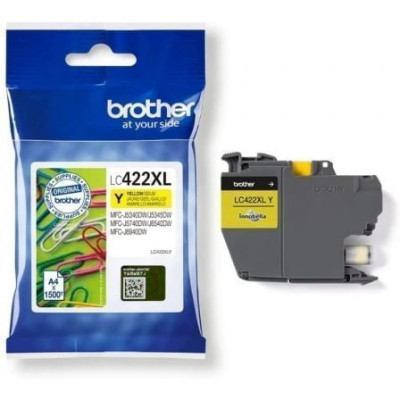 Cartucho de Tinta Original Brother LC-422 XL Alta Capacidad/ Amarillo | Brother