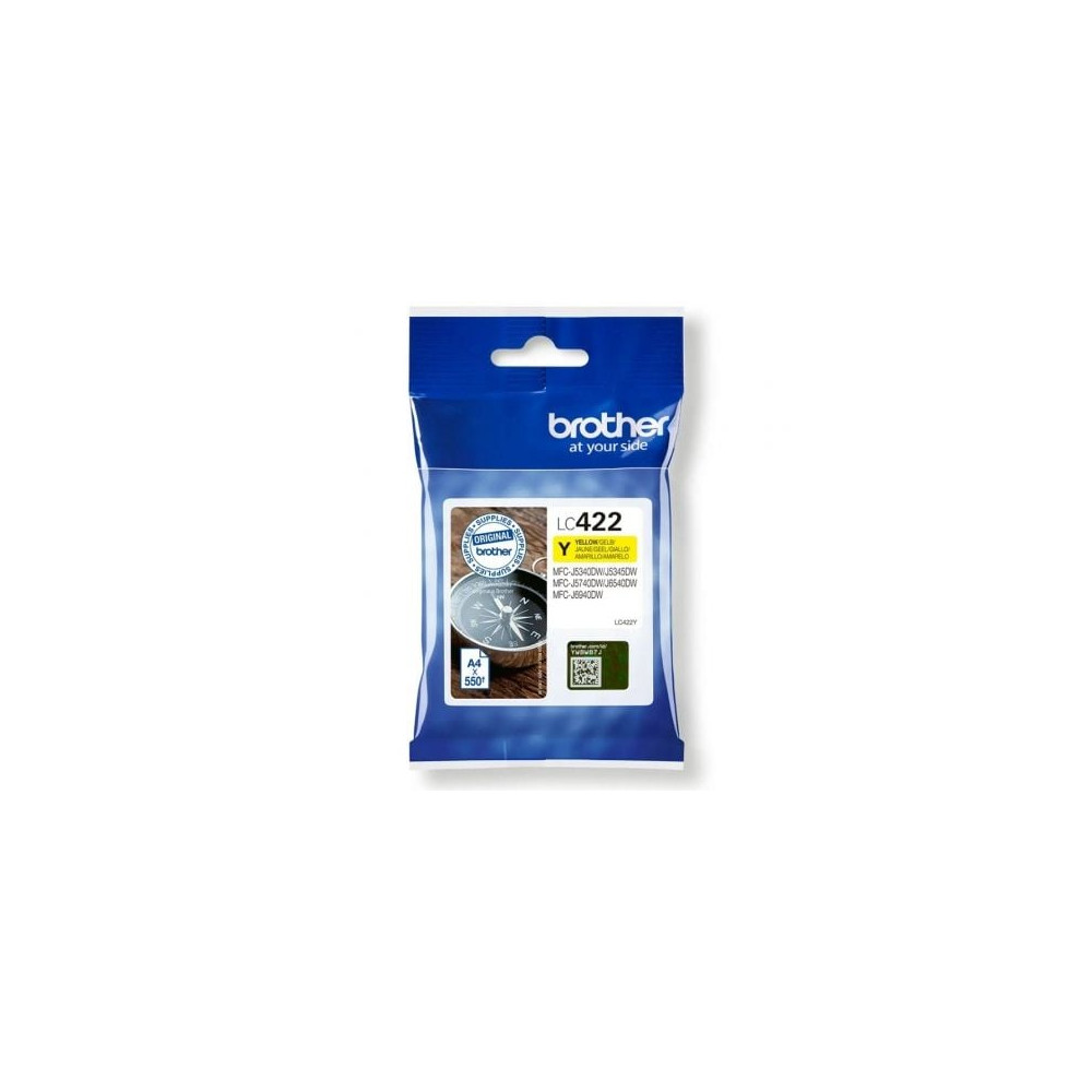 Cartucho de Tinta Original Brother LC-422/ Amarillo | Brother