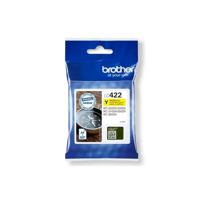 Cartucho de Tinta Original Brother LC-422/ Amarillo | Brother