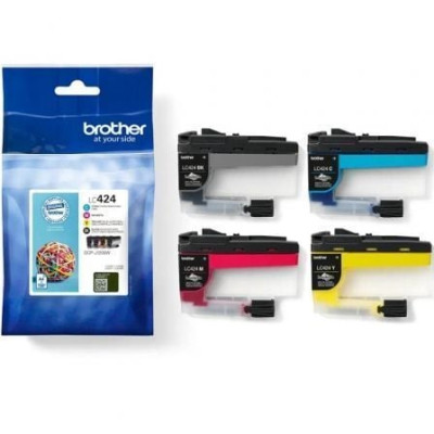 Cartucho de Tinta Original Brother LC424VAL/ Multipack/ Cian/ Magenta/ Amarillo/ Negro | Brother