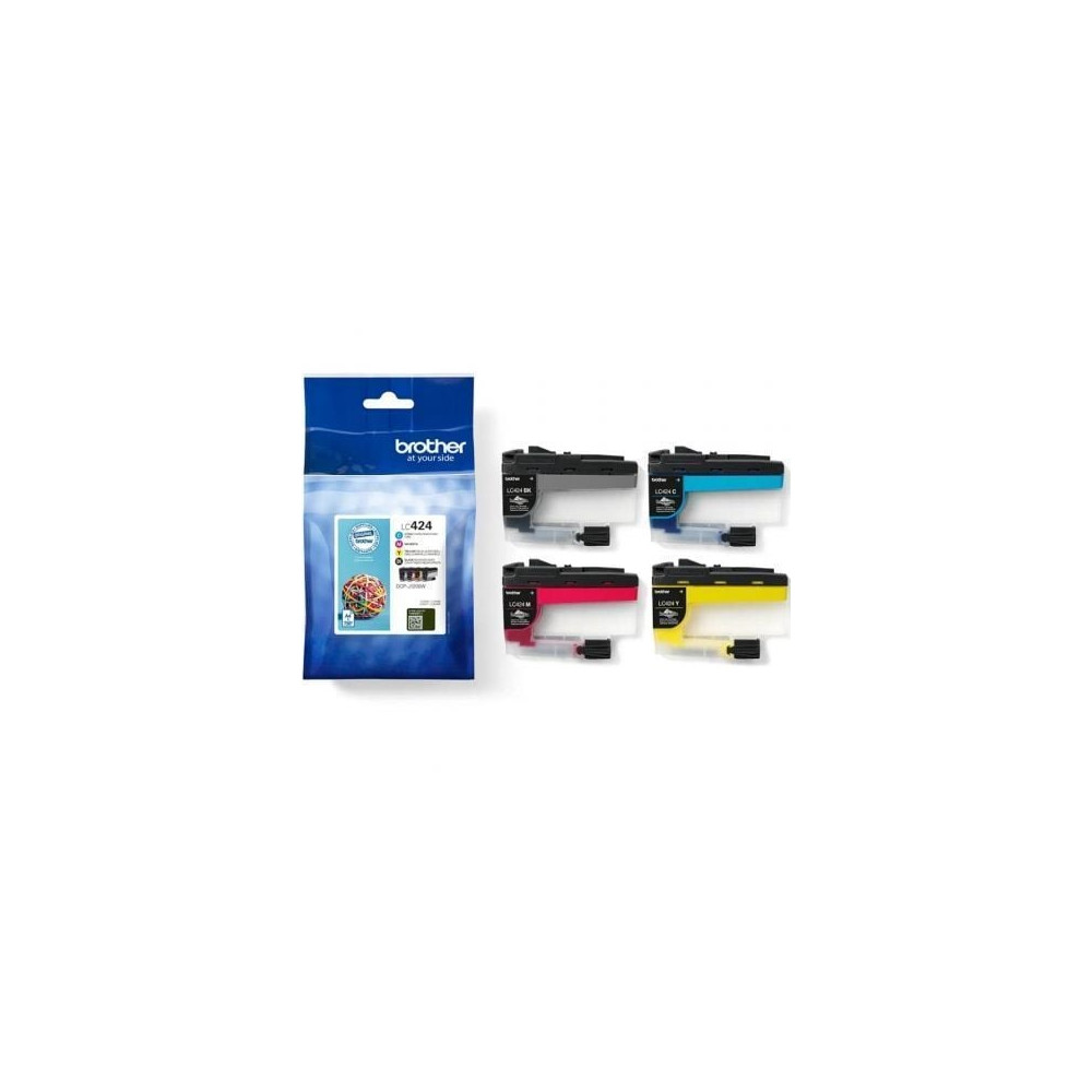 Cartucho de Tinta Original Brother LC424VAL/ Multipack/ Cian/ Magenta/ Amarillo/ Negro | Brother