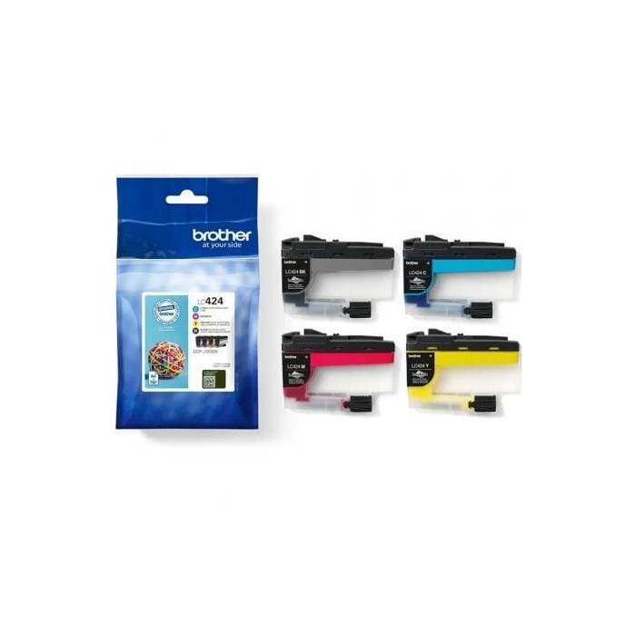 Cartucho de Tinta Original Brother LC424VAL/ Multipack/ Cian/ Magenta/ Amarillo/ Negro | Brother