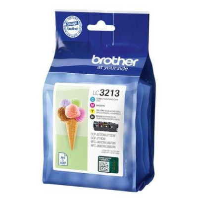 Cartucho de Tinta Original Brother LC-3213VAL Multipack/ Cian/ Magenta/ Amarillo/ Negro | Brother