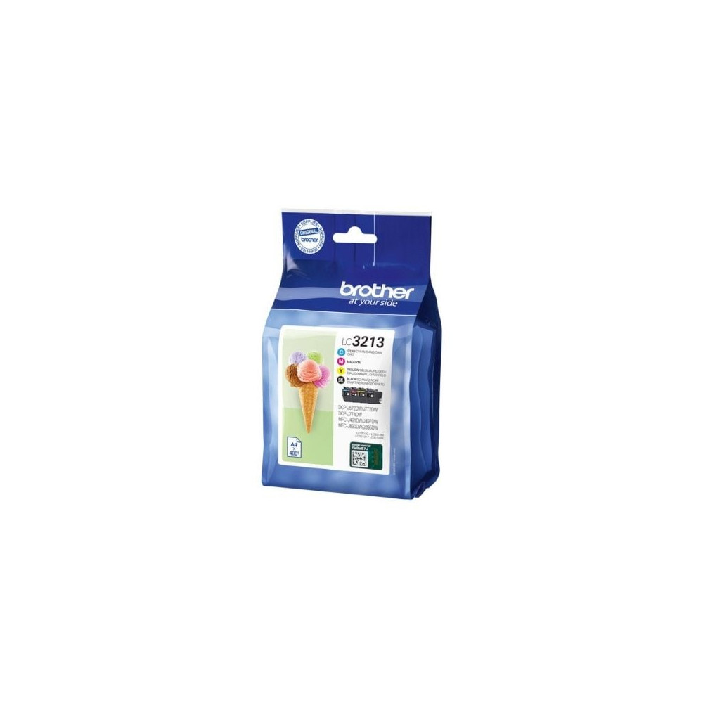 Cartucho de Tinta Original Brother LC-3213VAL Multipack/ Cian/ Magenta/ Amarillo/ Negro | Brother