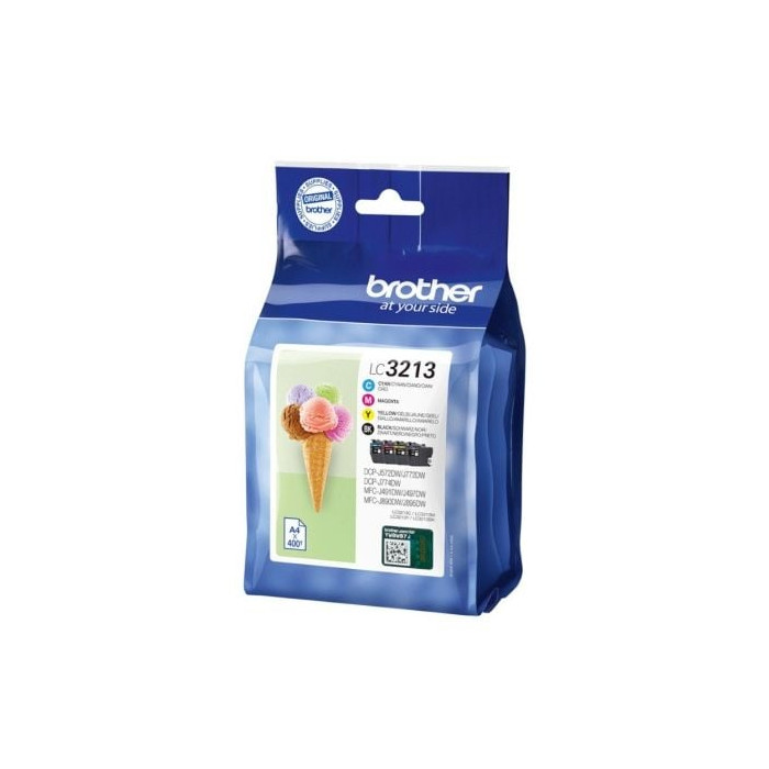 Cartucho de Tinta Original Brother LC-3213VAL Multipack/ Cian/ Magenta/ Amarillo/ Negro | Brother